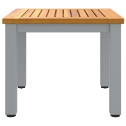 Table d'appoint de jardin 45x45x38 cm en bois d'acacia massif 