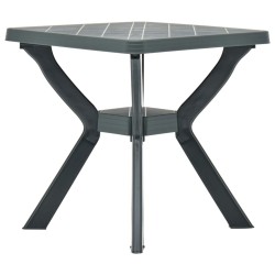 Table de bistro Vert 70x70x72 cm Plastique 