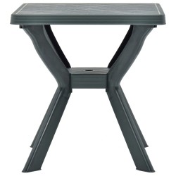Table de bistro Vert 70x70x72 cm Plastique 