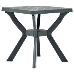 Table de bistro Vert 70x70x72 cm Plastique 