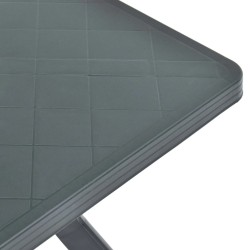 Table de bistro Vert 70x70x72 cm Plastique 