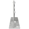 Miroir de maquillage avec lumières LED Gris béton 100x45x18 cm 