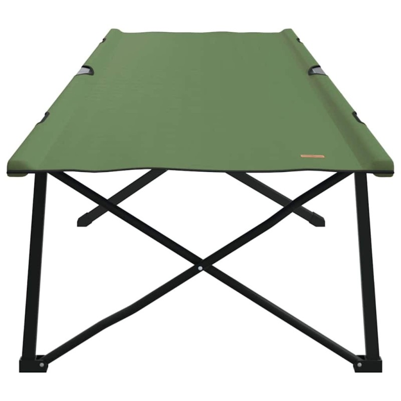 Lit de soleil pliable avec sac de transport vert armée en toile Oxford 600D 