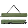 Lit de soleil pliable avec sac de transport vert armée en toile Oxford 600D 