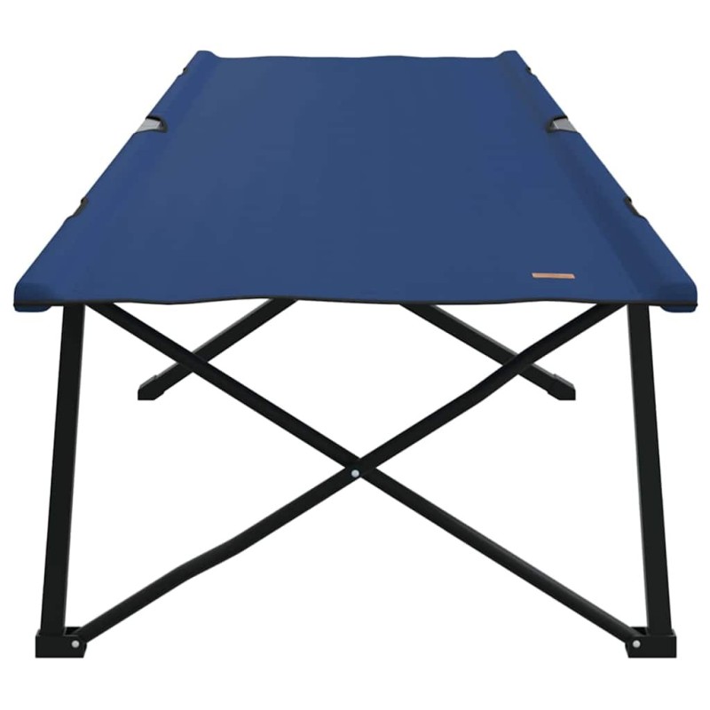 Lit de soleil pliant avec sac de transport bleu en tissu Oxford 600D 
