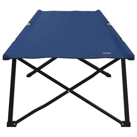 Lit de soleil pliant avec sac de transport bleu en tissu Oxford 600D 
