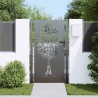 Porte de Jardin Autre Noir 105 x 200 cm Acier peint par poudre 