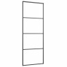 Porte coulissante avec kit de quincaillerie 76x205 cm Verre ESG 