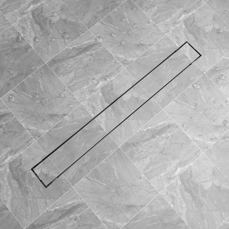 Drain de douche linéaire 1030 x 140 mm Acier inoxydable Drain de douche linéaire 1030 x 140 mm Acier inoxydable