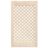 Portes d'armoires en treillis 2 pcs 39,5x69 cm pin massif 