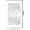 Portes d'armoires en treillis 2 pcs 39,5x69 cm pin massif 