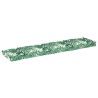 Coussins de palette pour banc 2 pcs Motif de feuille 180x40x8 cm Tissu Oxford 