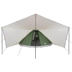 Tente familiale tipi verte pour 12 personnes, imperméable. 