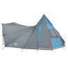 Tente Familiale Tipi Bleue 12 Personnes Imperméable 