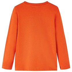 T-shirt enfants à manches longues orange 140 