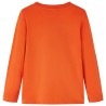 T-shirt enfants à manches longues orange 140 