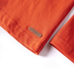 T-shirt enfants à manches longues orange 140 