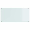 Crédence de cuisine Blanche 120x60x0,6 cm en Verre trempé 