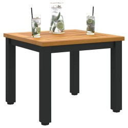 Table d'appoint jardin 45x45x38 cm en bois d'acacia massif 