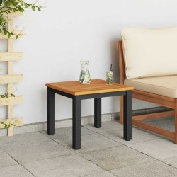 Table d'appoint jardin 45x45x38 cm en bois d'acacia massif 