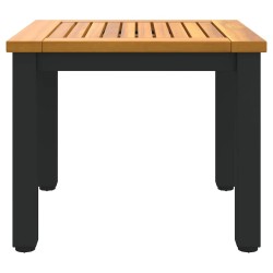 Table d'appoint jardin 45x45x38 cm en bois d'acacia massif 