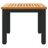 Table d'appoint jardin 45x45x38 cm en bois d'acacia massif 