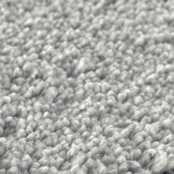 Tapis Shaggy avec support en latex Gris ø160 cm 