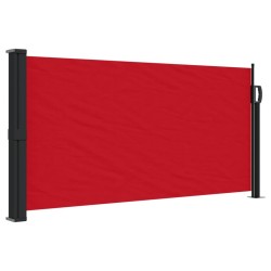 Auvent latéral rétractable rouge 100x300 cm 