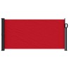 Auvent latéral rétractable rouge 100x300 cm 