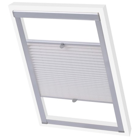 Store plissé Blanc SK06 