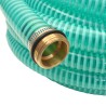 Tuyau d'aspiration avec raccords en laiton 10 m 25 mm Vert 