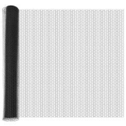 Poteaux de clôture 10 pcs U-Channel Gris 100 cm Acier 