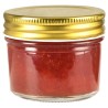 48 pcs Pots à confiture avec couvercle doré Verre 110 ml 