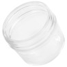 48 pcs Pots à confiture avec couvercle doré Verre 110 ml 