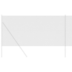 Panneau de clôture Gris 50 x 1 m Acier galvanisé 