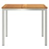 Table à manger d'extérieur 90x90x74,5 cm en bois massif 
