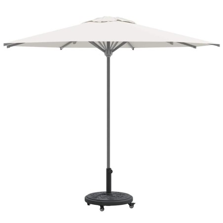 Base de parasol avec roues pour poteaux de 38-48 mm, 13 kg, ronde. 