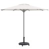 Base de parasol avec roues pour poteaux de 38-48 mm, 13 kg, ronde. 