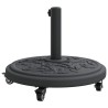 Base de parasol avec roues pour poteaux de 38-48 mm, 13 kg, ronde. 
