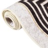 Tapis lavable antidérapant 160x230 cm Beige clair 