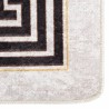 Tapis lavable antidérapant 160x230 cm Beige clair 