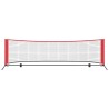 Filet de tennis noir et rouge 301 x 90,5 x 87 cm Polyester 