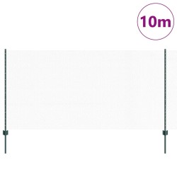 Piquets de clôture 5 pcs U-Channel Vert 120 cm Acier 