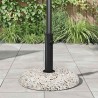 Base de parasol , béton multicolore, 20 kg, pour poteaux de 37/42/52/58mm 