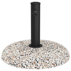 Base de parasol , béton multicolore, 20 kg, pour poteaux de 37/42/52/58mm 