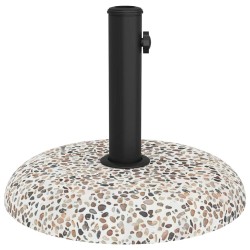 Base de parasol , béton multicolore, 20 kg, pour poteaux de 37/42/52/58mm 