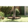 barrière racinaire avec rails de connexion noir 0,7x15 m 1,5 mm HDPE 