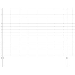 Pieux de Clôture 22 pcs U-Channel 160 cm Acier Galvanisé 
