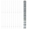 Pieux de Clôture 22 pcs U-Channel 160 cm Acier Galvanisé 