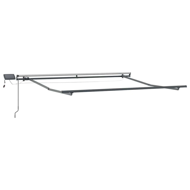Store rétractable avec LED Clair 350x250 cm 